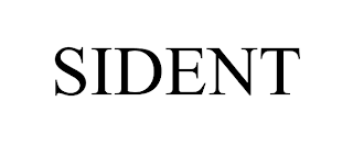 SIDENT