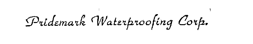 PRIDEMARK WATERPROOFING CORP.