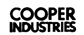 COOPER INDUSTRIES