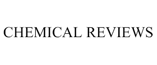 CHEMICAL REVIEWS