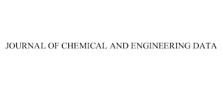 JOURNAL OF CHEMICAL AND ENGINEERING DATA