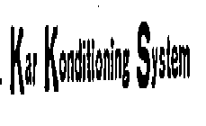 KAR KONDITIONING SYSTEM