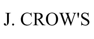 J. CROW'S