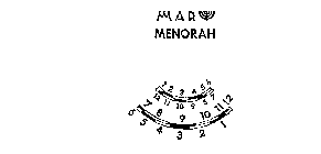 MARY MENORAH 1 2 3 4 5 6 7 9 10 11 12