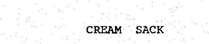 CREAM SACK