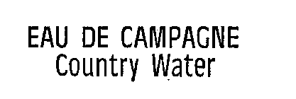 EAU DE CAMPAGNE