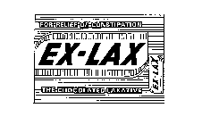 EX-LAX FOR RELIEVE OF CONSTIPATION THE CHOCOLATE LAXATIVE