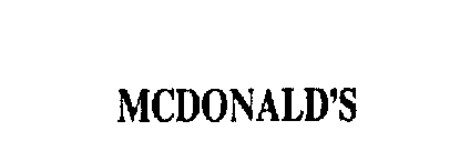 MCDONALD'S