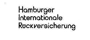 HAMBURGER INTERNATIONALE RUCKVERSICHERUNG