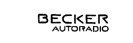 BECKER AUTORADIO