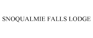 SNOQUALMIE FALLS LODGE