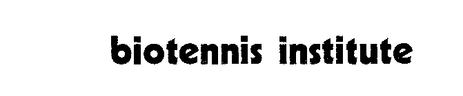 BIOTENNIS INSTITUTE