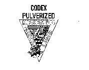 MISSISSIPPI CODEX PULVERIZED QUICKLIME