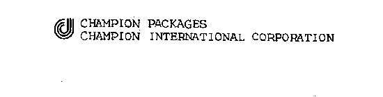 CHAMPION PACKAGES CHAMPION INTERNATIONAL CORPORATION