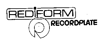 REDIFORM RECORDPLATE