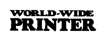 WORLD-WIDE PRINTER