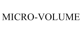 MICRO-VOLUME