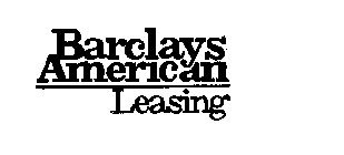 BARCLAYS AMERICAN LEASING