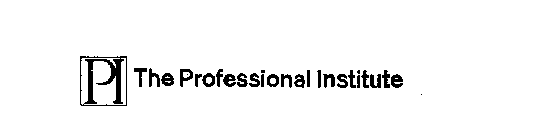 PI THE PROFESSIONAL INSTITUTE