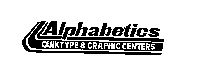 ALPHABETICS QUIKTYPE & GRAPHIC CENTERS