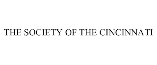 THE SOCIETY OF THE CINCINNATI