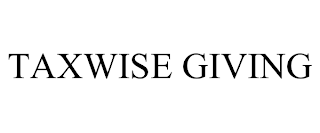 TAXWISE GIVING