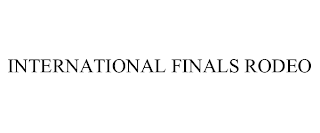 INTERNATIONAL FINALS RODEO