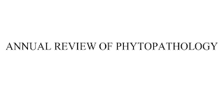 ANNUAL REVIEW OF PHYTOPATHOLOGY