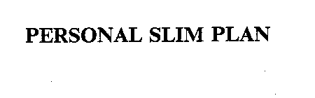 PERSONAL SLIM PLAN