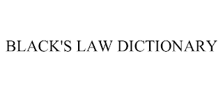 BLACK'S LAW DICTIONARY