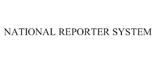 NATIONAL REPORTER SYSTEM