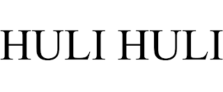 HULI HULI