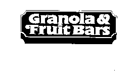 GRANOLA & FRUIT BARS