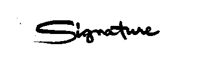 SIGNATURE