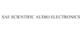 SAE SCIENTIFIC AUDIO ELECTRONICS