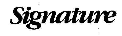 SIGNATURE