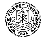 WAKE FOREST UNIVERSITY 1834 PRO HUMANITATE