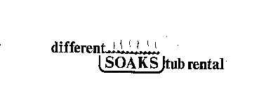 DIFFERENT SOAKS TUB RENTAL