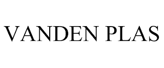 VANDEN PLAS