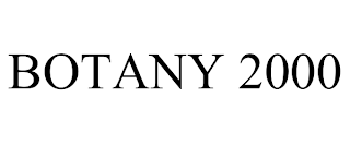 BOTANY 2000