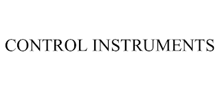 CONTROL INSTRUMENTS