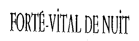 FORTE-VITAL DE NUIT