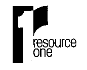 R1 RESOURCE ONE