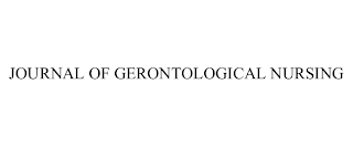 JOURNAL OF GERONTOLOGICAL NURSING