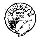 ELLIOTT'S APPLE JUICE