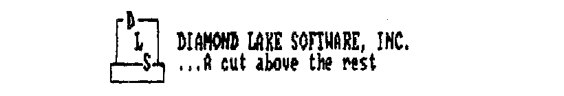 DLS DIAMOND LAKE SOFTWARE, INC. ...A CUT ABOVE THE REST