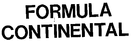 FORMULA CONTINENTAL