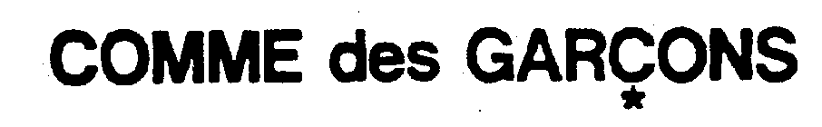 COMME DES GARCONS