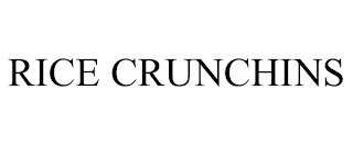 RICE CRUNCHINS