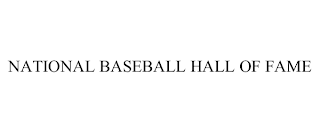 NATIONAL BASEBALL HALL OF FAME